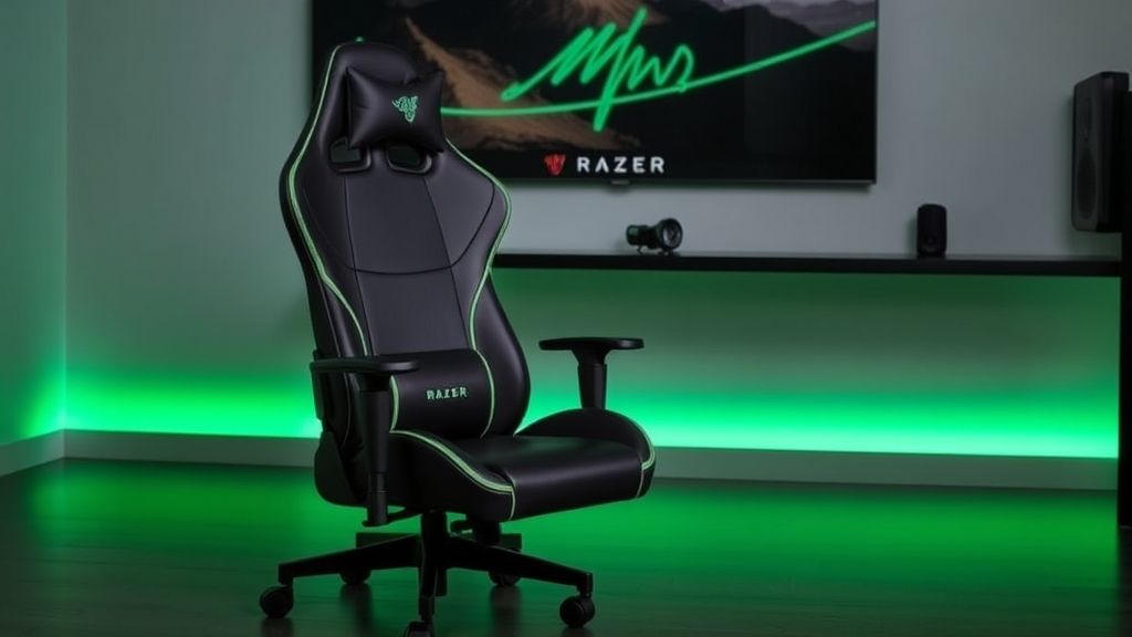 雷蛇Iskur V2电竞椅评测：当'蛇族美学'遇上人体工学革命