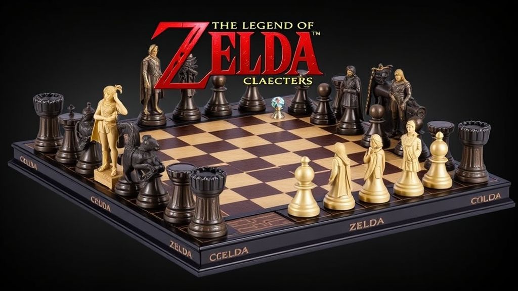 塞尔达传说典藏象棋紧急补货！黄金林克对决黑化盖侬