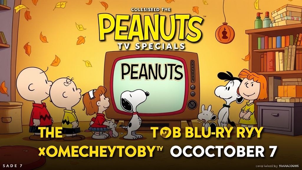 《花生漫画》75周年蓝光套装：穿越时光的黄色条纹情怀