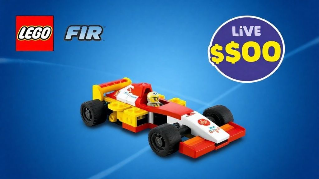 乐高F1赛车收藏系列限时特惠：6款迷你赛车套装直降10美元